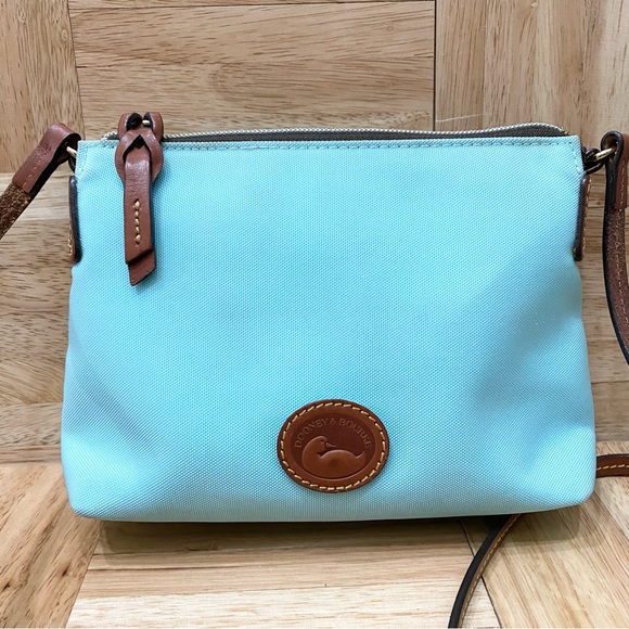 DOONEY & BOURKE Nylon Crossbody Pouchette Bag in Light Blue - Picture 5 of 16